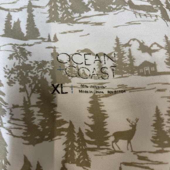 Ocean & Coast Men's Button Up Short Sleeve Shirt Size XL - Picture 6 of 6